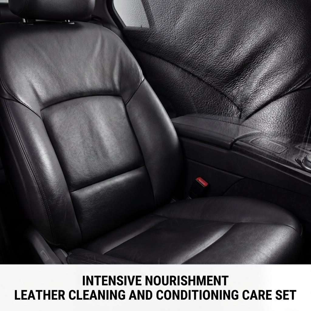 Leather Care Kit Furniture Cleaner Conditioner Leather Seats Boots Jacket Deep Cleaning Waterproof Set Car Details Auto Care