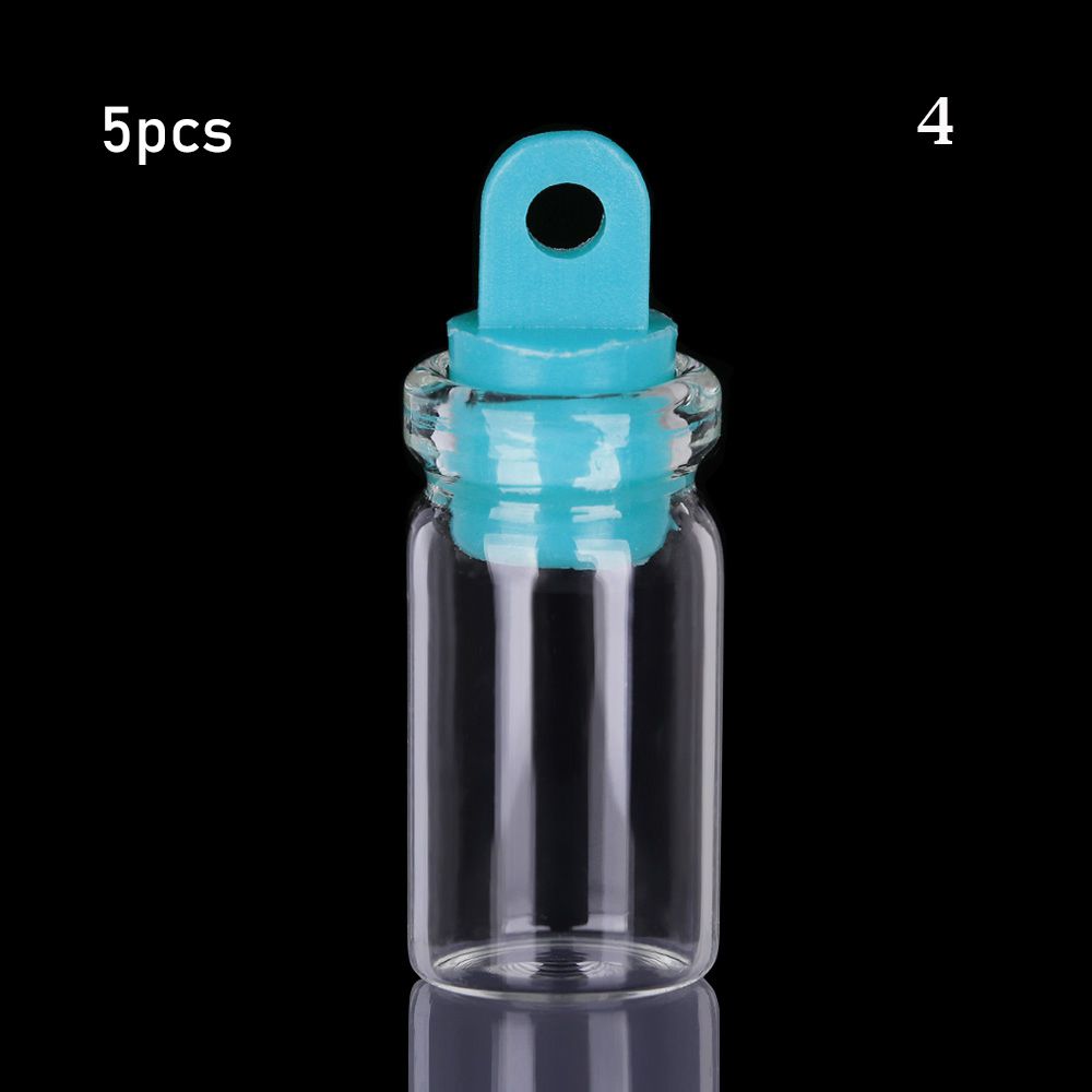 5/10pcs Small Drift Bottle Glass Jars Decoration DIY Containers Mini  Message Vials Ornament Cork Stopper Rainbow Wishing Bottle