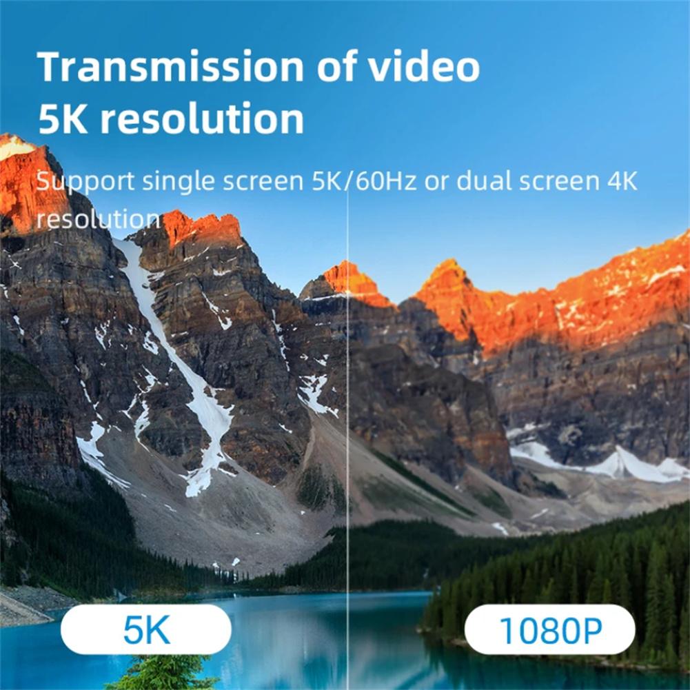 Usb3.2 10gbps Type C To Type C Cable Pd3.1 100w Fast Charging Cable 8k To 60hz Compatible For Ps5 Nintendo Switch