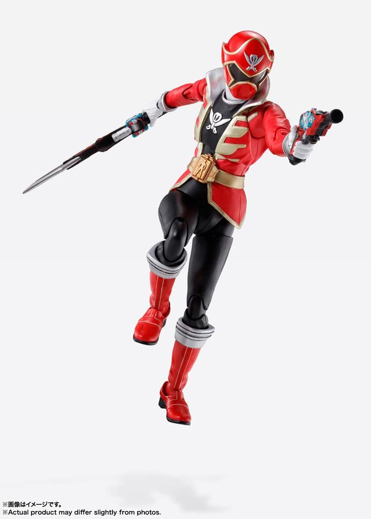 TAMASHII NATIONS Kaizoku Sentai Gokaiger Gokai Red 145mm painted movable figure S.H.Figuarts (Shinkocho Seiho) approx. PVC&ABS