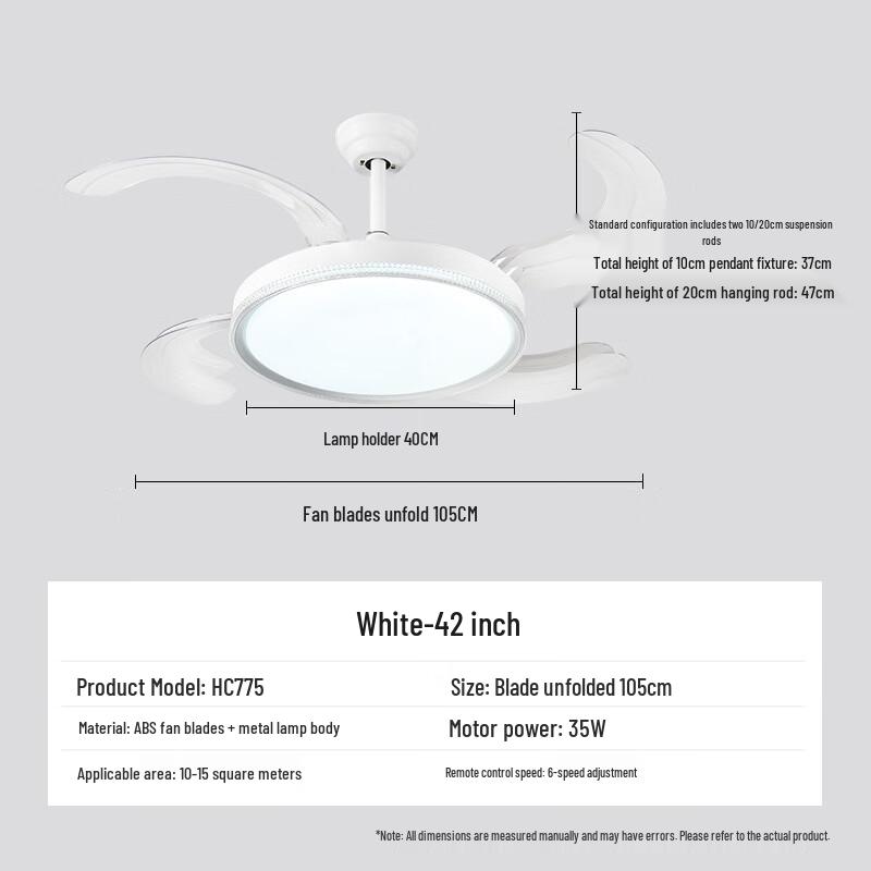 Dream Bubble Eye Protection Invisible Ceiling Fan Light
