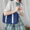 Japanese Student Bags JK Handbag Travel Bag Women Shoulder Satchel Bags Solid Color High School Students Bookbags Messenger Bag