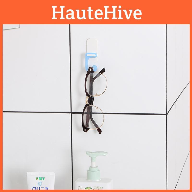 Hooks Plastic Adhesive Wall Mounted No Drill Installation Modern Home Decor