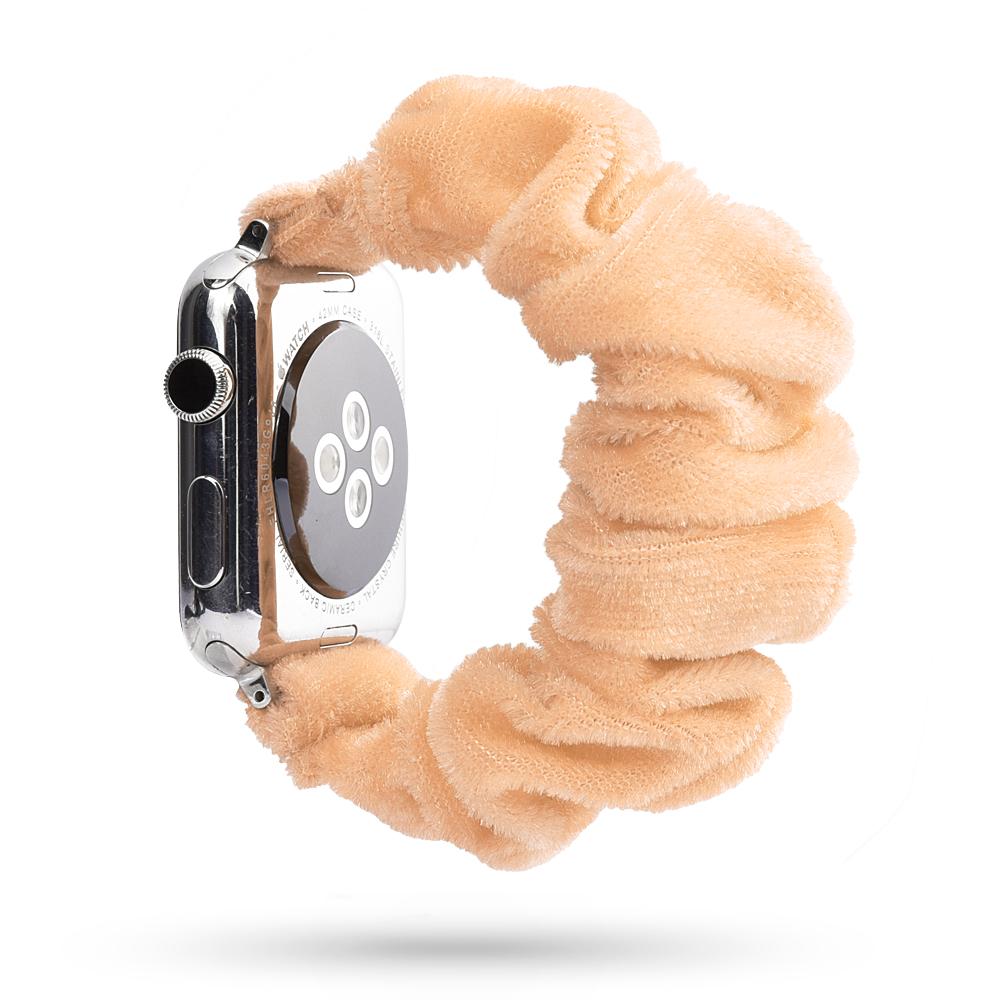 Scrunchie Strap for apple watch band 44mm 40mm 45mm 41mm 38mm 42mm 49mm correa bracelet iwatch series 4 5 6 3 SE 7 8 9 ultra 2