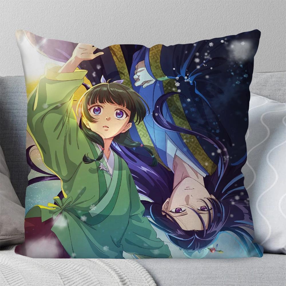 Die Tagebücher der Apothekerin Animations-Kissenbezug Quadratisches Kissen Schlafzimmer Sofa Freizeit Komfort Kissen Wohnzimmer Heimdekoration 40X40