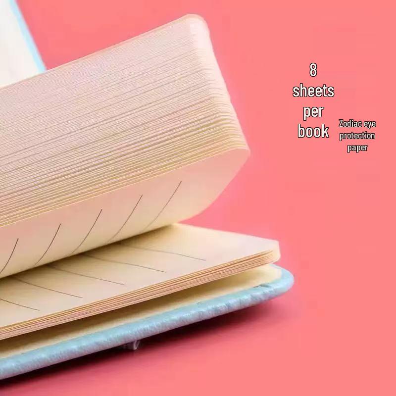 A7 Portable Laptop Notebook - Cute English Planner, Pocket-Size for Students, Japanese/Korean Style A6 Notepad