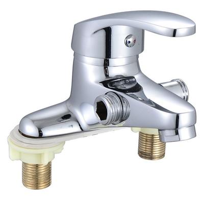 Bath Faucet Water Mixer Tap Double-Hole Single Handle