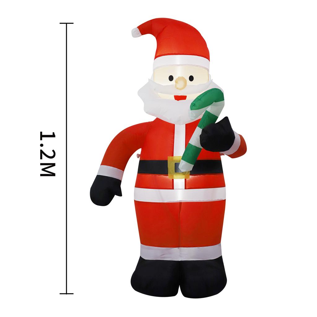 Creative Movable Santa Claus Inflatables Outdoor Hanging Blow Up 2026 Christmas Decoration for Holiday Party Garden New Year