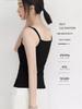 Women's Black Modal Camisole - Sexy Summer Thin Outerwear with Beautiful Back Design