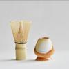 Japanese Style Coarse Pottery Chasen Holder Creative Hyakumangoku Matcha Brush Stand Tea Ceremony Accessory Soda Glazed