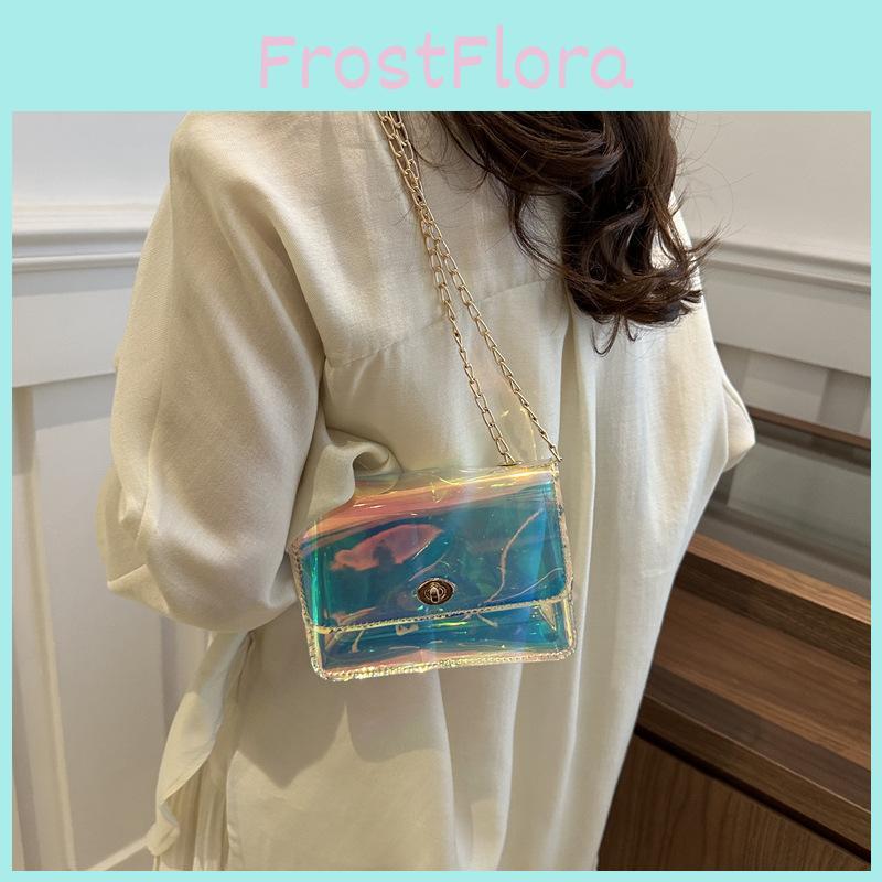 Stylish Summer 2024 Pvc Shoulder Bag Trendy Street Style Crossbody Bag