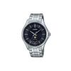 50M Waterproof Quartz Movement Stainless Steel Watch Men Watches Black MTP-M100D-1A