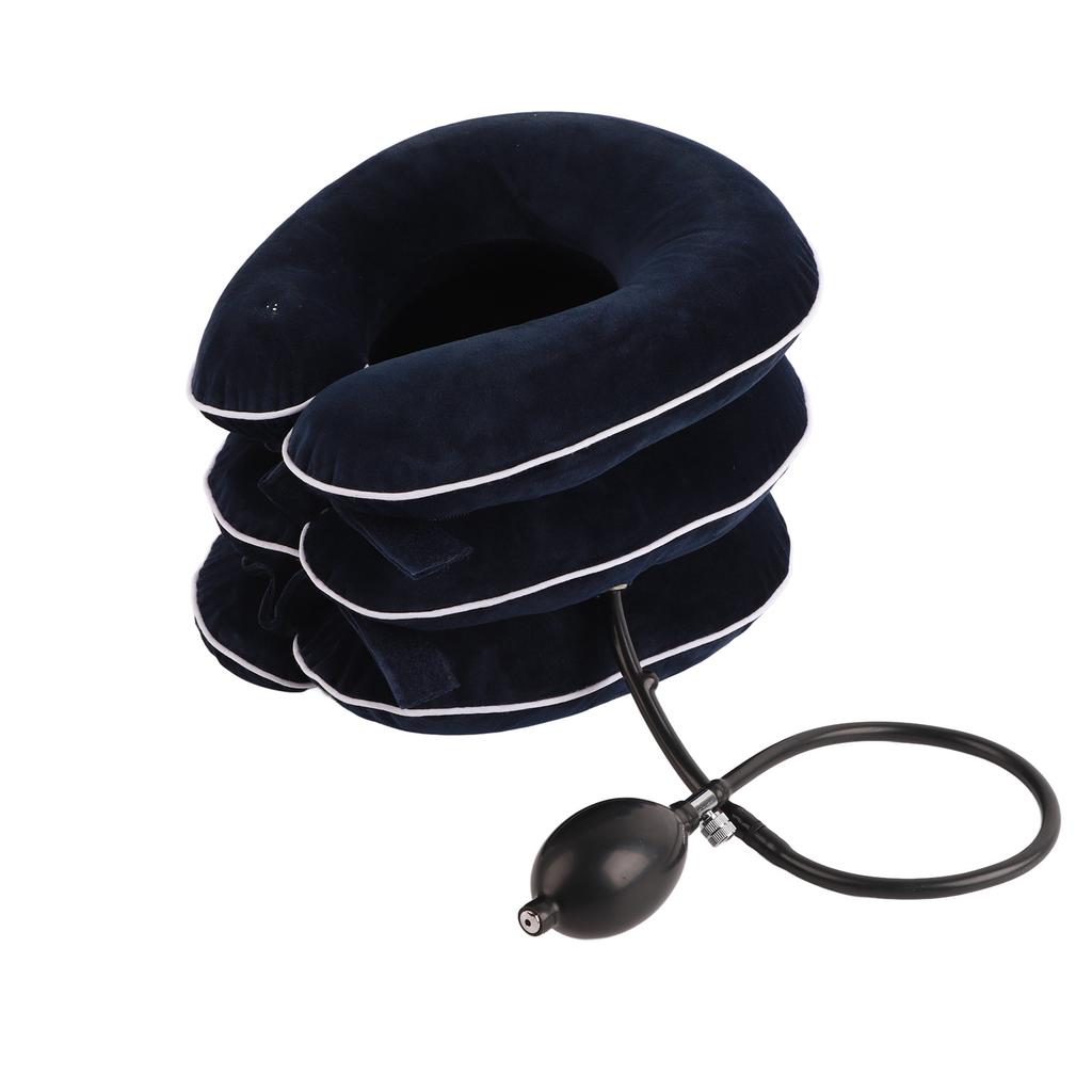 Nackentraktionsgerät Verstellbar Effektiv und Sofortige Linderung Aufblasbares Stützkissen für Chronische