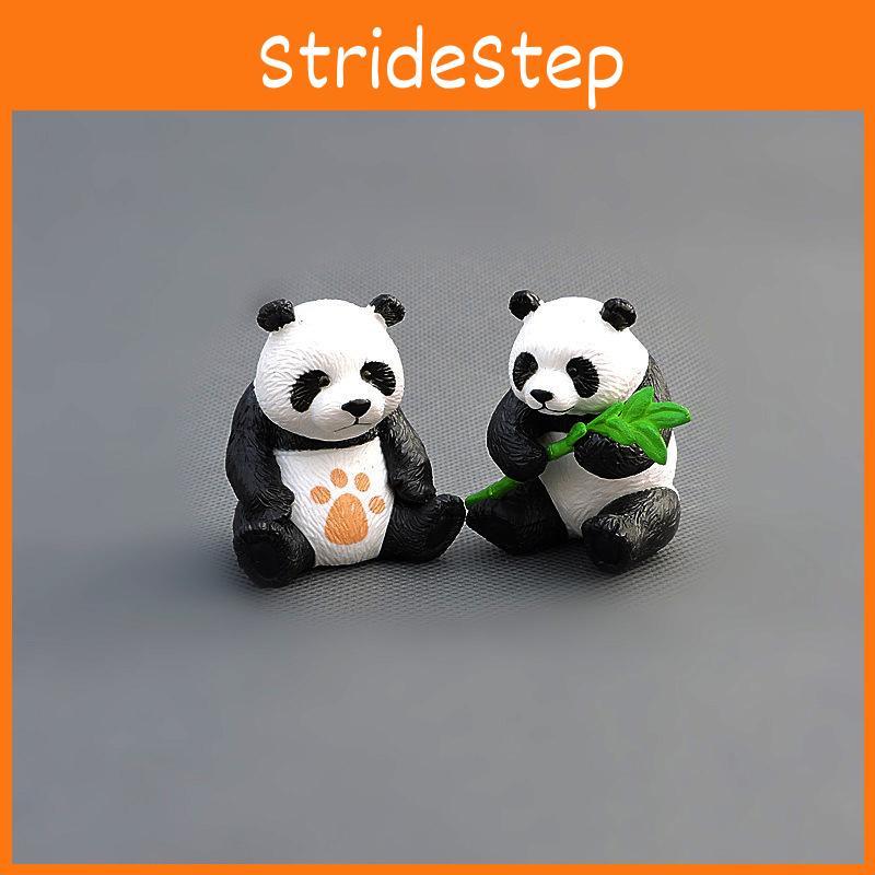 Adorable 4pcs/set Lovely Mini Panda Action Figure Collection Toys For All Ages