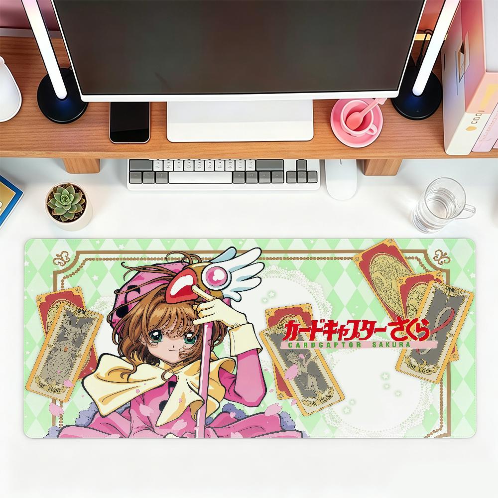 CCardcaptor SSakura Pink Mouse Pad For Office Gaming And Keyboards NonSlip Large Waterproof