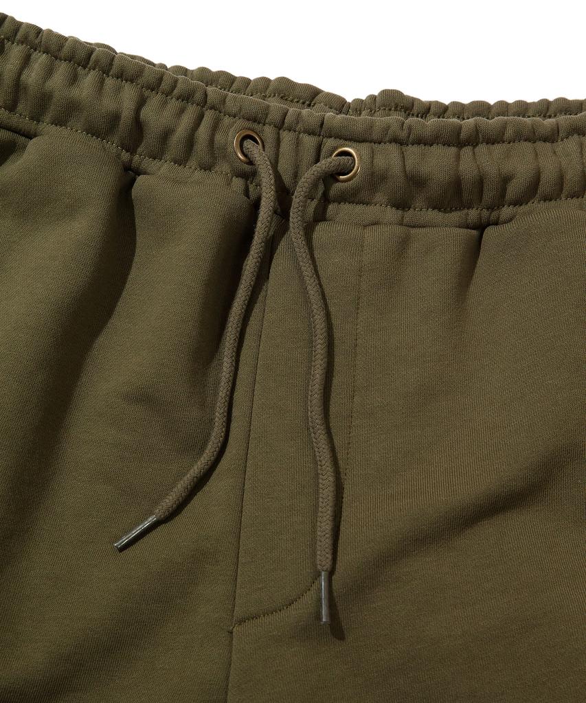 YALE [Onemile Wear] Small Arch Sweat Shorts Khaki