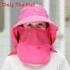 Sun Protection Cap For Women With Large Brim And Detachable Top For Summer Outdoor Activities