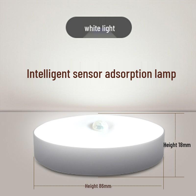 LED-Bewegungssensor-Nachtlicht - Magnetisch wiederaufladbar mit einstellbarem Schlaf-Augenschutz für Schlafzimmer, Toilette, Treppen und Schreibtisch