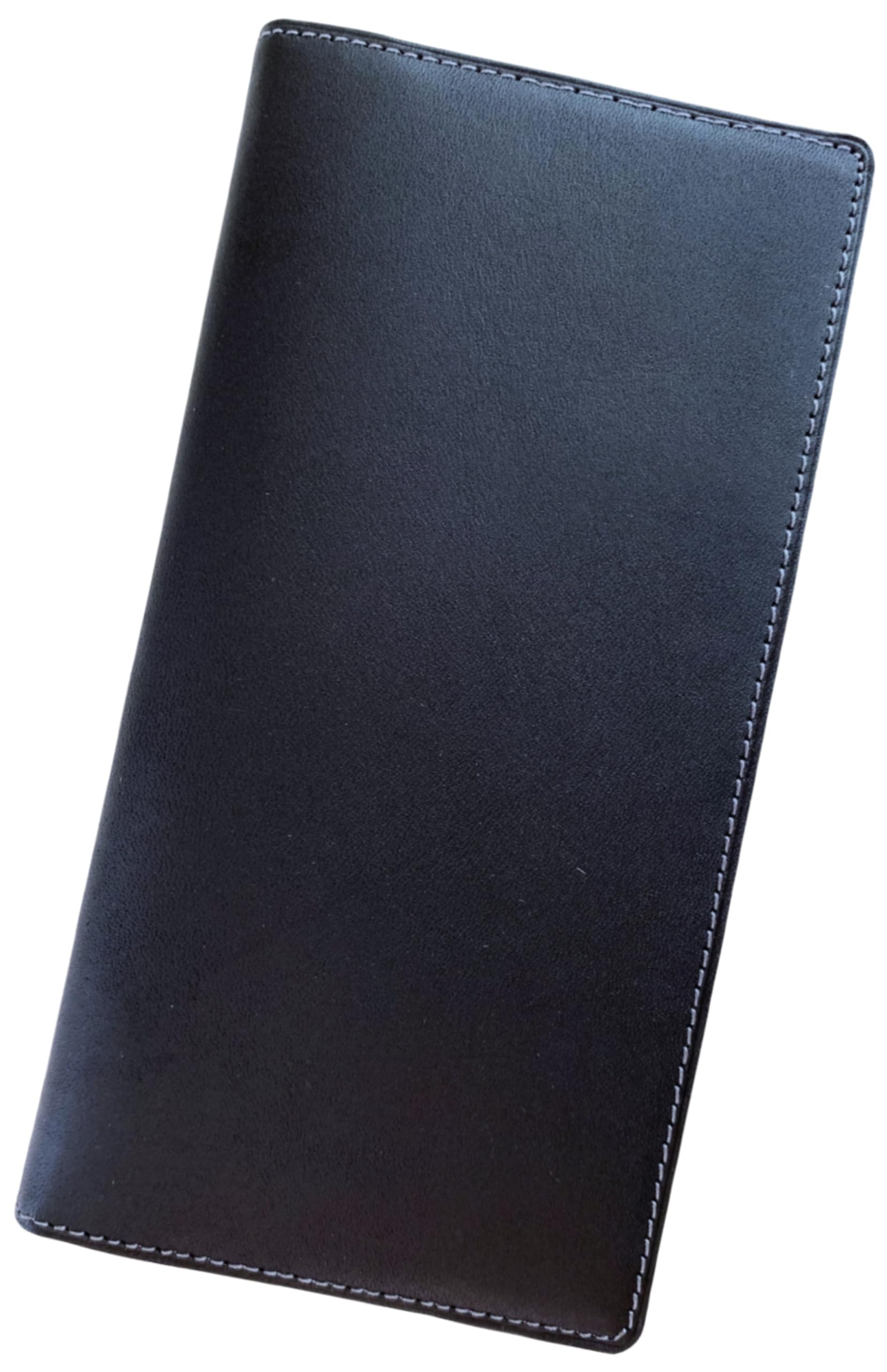 

thinly Men s Long Wallet, Slim Fit, Holds 30 Cards, Genuine Leather, Made in Japan, Black, SL-B-T01