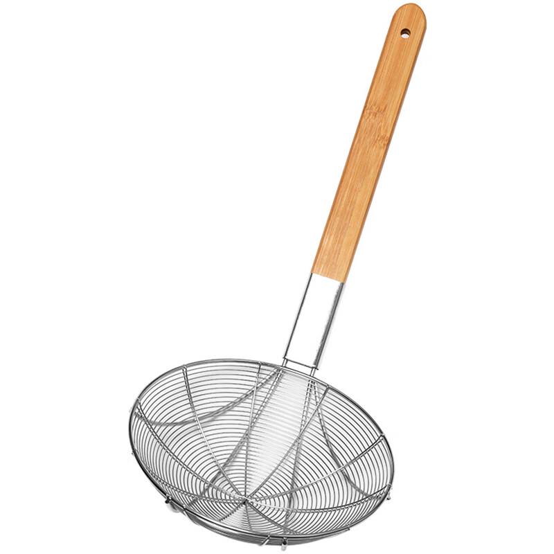 Wen Cheng Stainless Steel Wooden Handle Skimmer