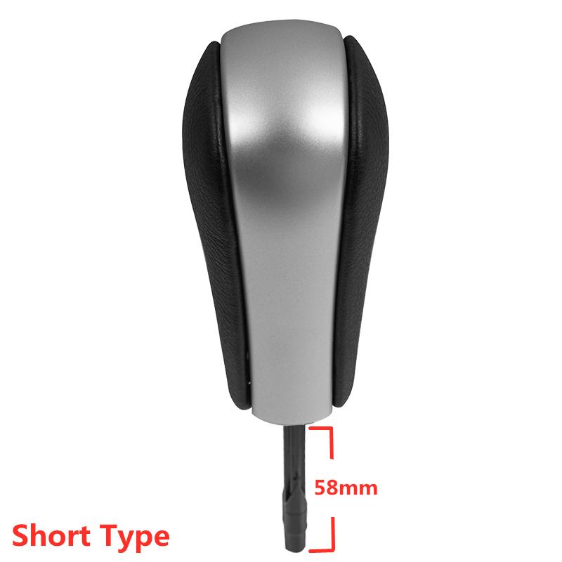 

Для BMW E39 E46 E53 E60 E61 E63 E64 E83 E81 E82 E87 E90 E91 E92 E93 Автоматическая ручка рычага переключения передач Рычаг селектора Автомобильный стайлинг Short Silver
