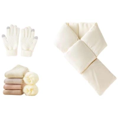 EILEI Cozy Scarf, Gloves, and Socks Set
