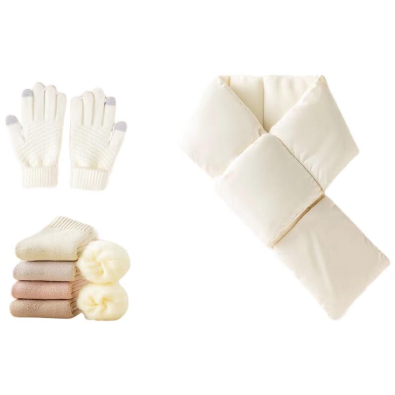 

EILEI Cozy Scarf, Gloves, and Socks Set