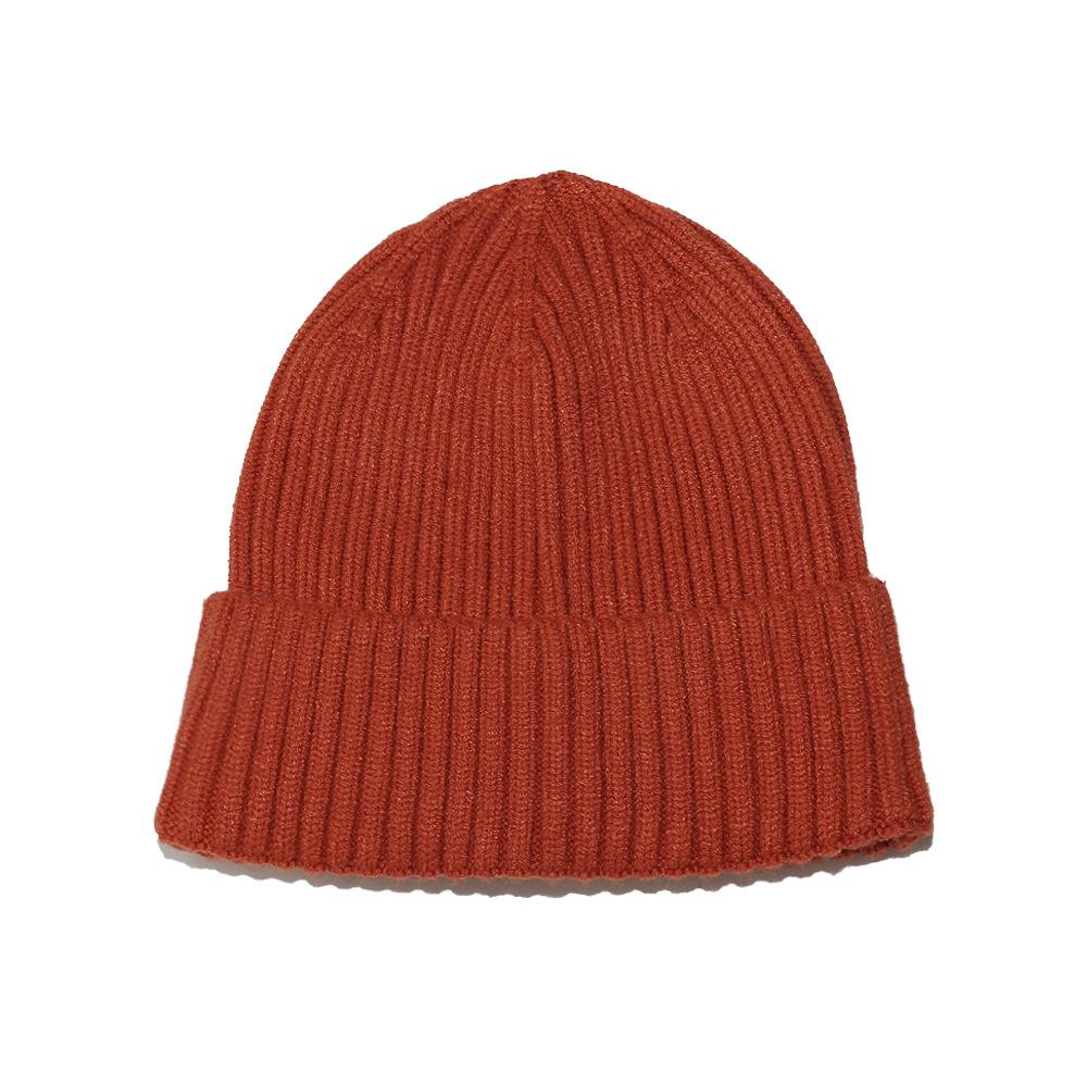 Autumn and Winter Knitted Hat Women's Korean Version of Versatile Solid Color Pointed Wool Hat Women's Outdoor Thickened Warm Cold Hat