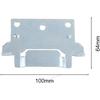 4Pcs/Set Rack for Skorva Midbeam Bed Monunting Brackets Fitting Screws Camper Conversion Brackets with 12Pc Screw Camping Parts