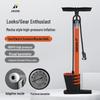 Jingding Universal Bicycle and Car Tire Inflator with Gauge