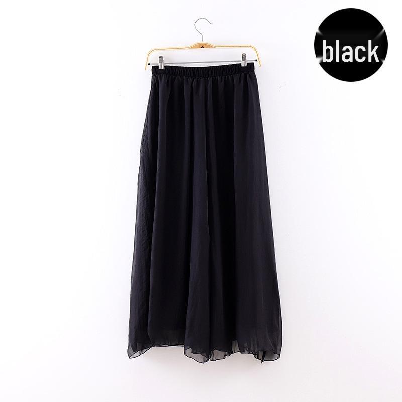 Flowy Women's Ethnic Jazz Dance Skirt Pants