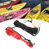 Boat Anchor with 39.4ft Tow Rope Carrying Bag Carbon Steel Foldable Grapnel Anchor for Kayak Marine