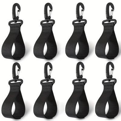 4/8/12Pcs Paddle Storage Clip Paddle Holder Kayak Boat Fishing Rod Holder Clip,Inflatable Boat Paddle Oar Strap Webbing