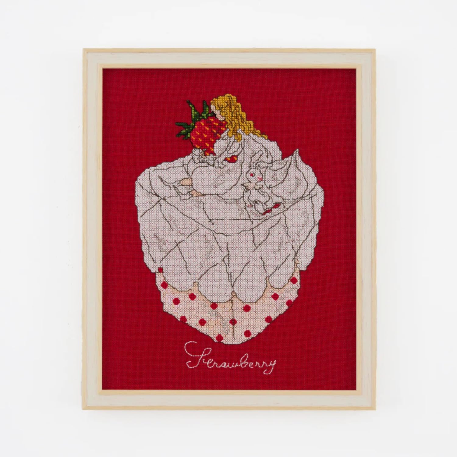 

Kurahashi Rei Cross Stitch Kit: Strawberry Cake (CF916101)