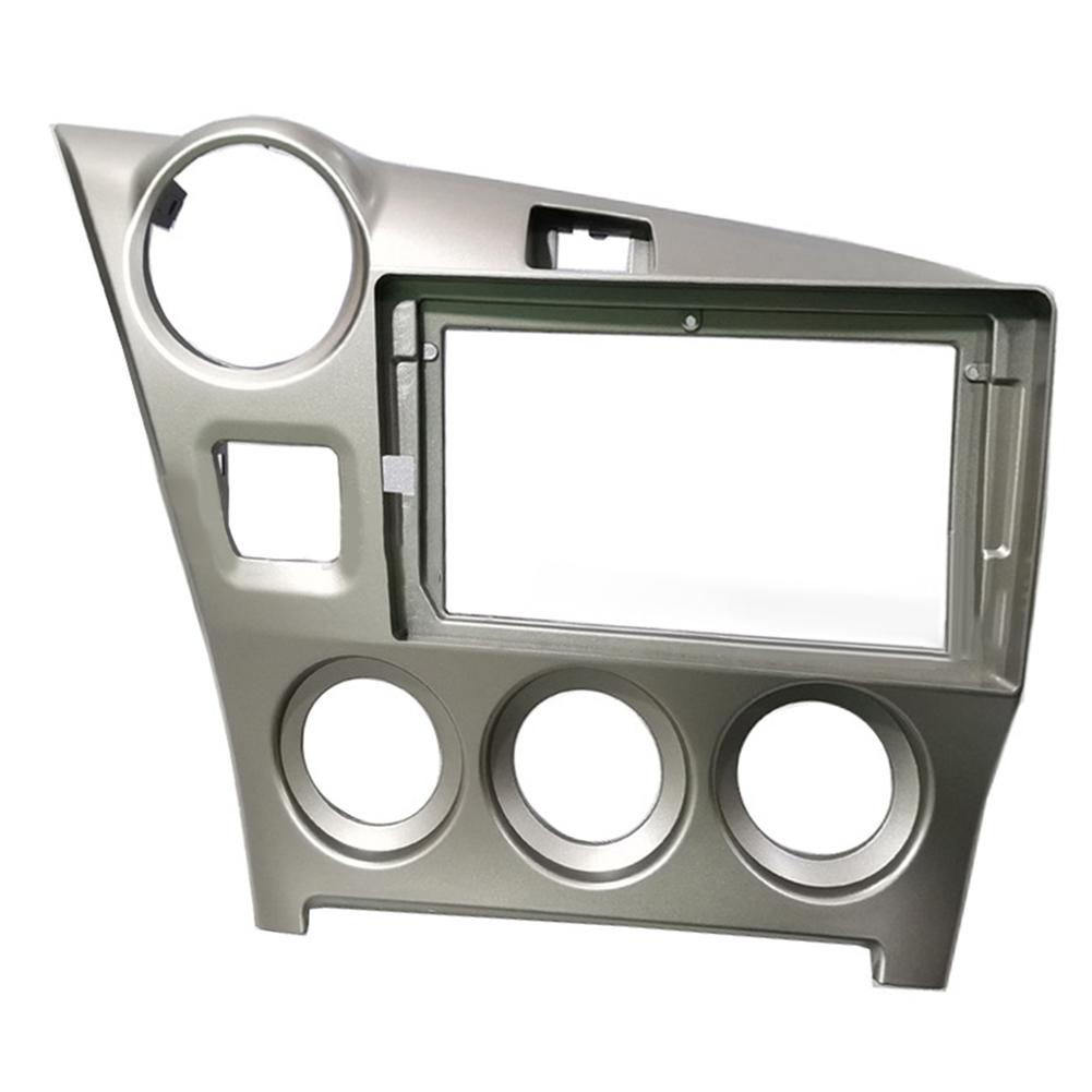 Silberne Autoradio-Blende Stereo Radio Blenden Panel Rahmen Abdeckung 9 Zoll Panel Rahmen Für Toyota Für MATRIX 2009 2010 2011 2012 2013 2014