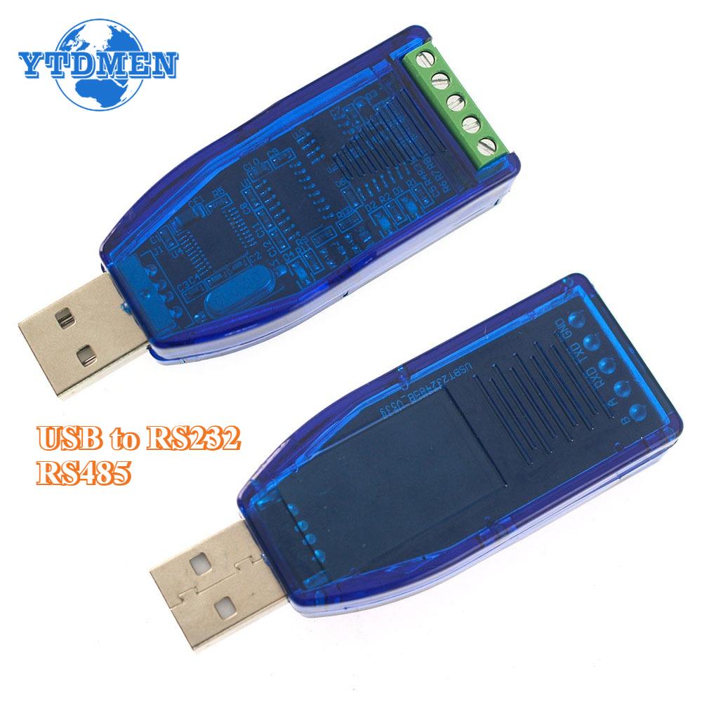 5V Industrial USB To RS485 RS232 Converter Upgrade Protection RS485 Converter Communication Module