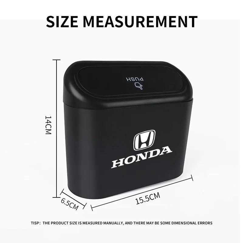 Car Trash Can Car Seat Back Door Hanging Storage Box For Honda Civic Accord Fit CRV Jazz Odyssey Insight Legend HRV Accessories aja256