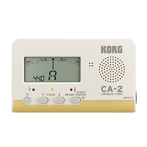 KORG Chromatic Tuner CA-2 Brass Band, Orchestra Guitar, Vocal, Acapella, Perfect for Private Prac...