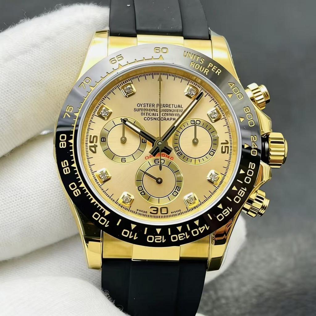 Orologio Meccanico da Uomo Acciaio Inossidabile Alta Precisione Cronografo Automatico Orologio da Polso da Uomo Classico Sportivo Meccanico per Uomo