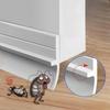Silicone Door Bottom Seal Strip Soundproof Waterproof Draft Proof Easy Install for Bathroom Room Doors Sound Proof Wall Panels