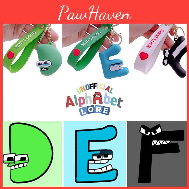 Alphabet Lore Keychain Kids Xmas Gifts Bag Pendant Doll