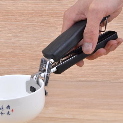 Bowl Holder Dish Clamp Pot Pan Gripper Clip Dish Plate Bowl Clip Retriever Tongs Silicone Handle Kitchen Tool