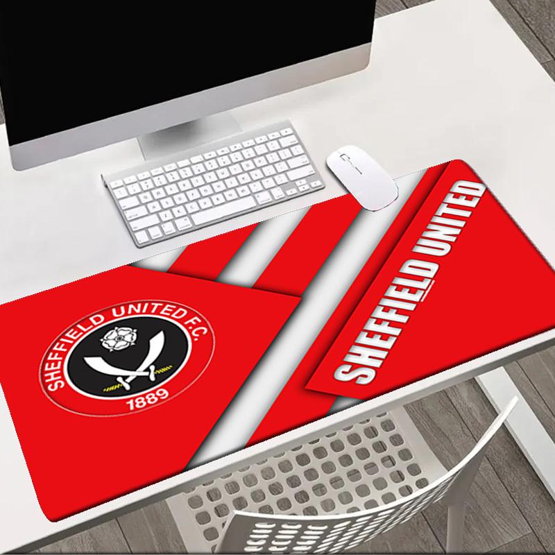 Sheffield Team Crest   Mouse Pad Office Desk Mat, Gaming Mouse Pad Mousepad, Keyboard pad,Heavy-Duty Non-Slip Rubber Backing, Gift