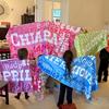 Personalized Beach Towel Custom Name/Logo Oversized Microfiber Beach Towel Thin Quick Dry for Beach Swimming Yoga Bath Sports