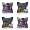 Stylish And Unique Christmas Snowman Pillow Case Perfect For Holiday Home Decor