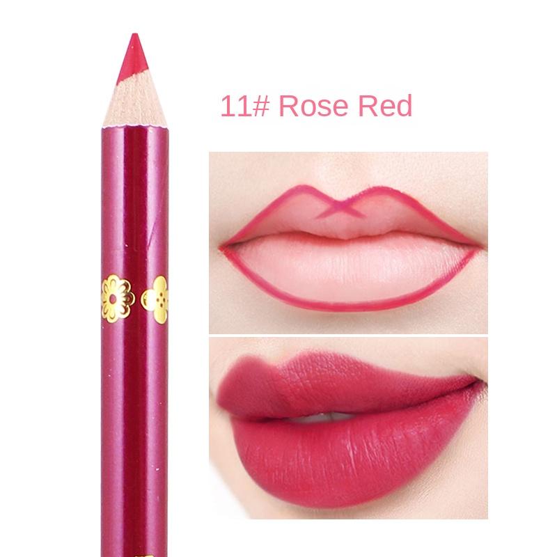Lipstick Lip Liner 13 Colors Matte Waterproof Not Easy To Fade Non-stick Cup Velvet Lipstick Pen Makeup