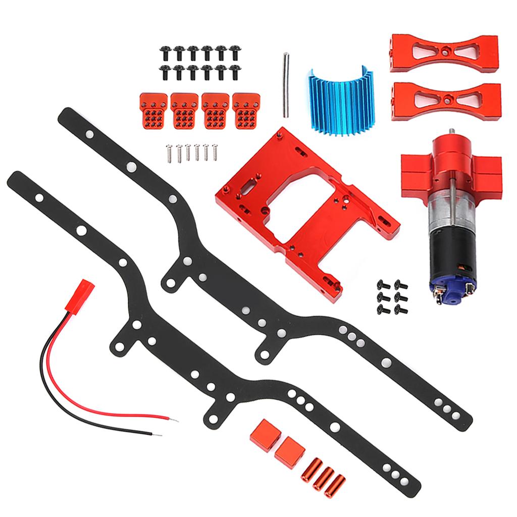 Metal Frame Girder with Motor Set Fit for MN90 MN90K MN91 MN91K MN45 MN45K MN99 MN99S Red