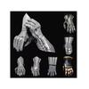 Medieval Knight Gauntlets Functional Armor Gloves Leather Steel Sca Larp