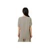 Li Ning Chinese Character Embroidery Solid Color Round Neck Casual Short Sleeve T-Shirt Unisex Tops Clay-Brown AHSSB43-6
