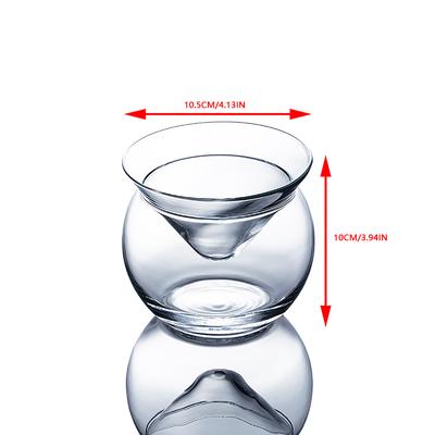1 Stück 150 ml 5 oz Elegantes und anspruchsvolles Martini-Cocktailgläser-Set mit Kugelboden, Kaviarbecher, kühle Getränkegläser